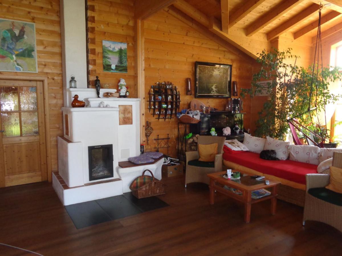 Barrierefreies Zimmer Im Blockhaus Mit Sauna Am See Soyen Εξωτερικό φωτογραφία